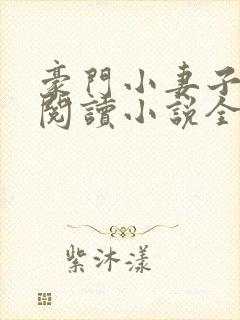 豪门小妻子免费阅读小说全文