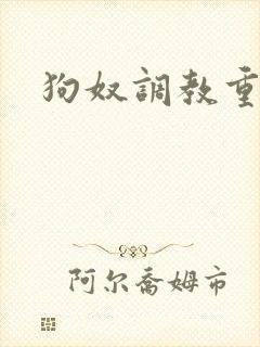 狗奴调教重口文