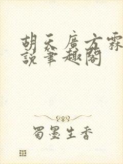 胡天广方霖凡小说笔趣阁封面