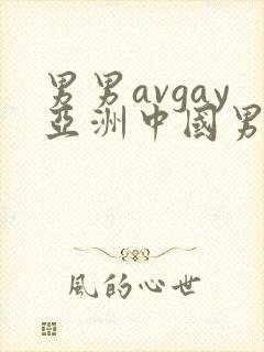 男男avgay亚洲中国男同封面