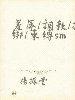 羞辱/调教/捆绑/束缚sm