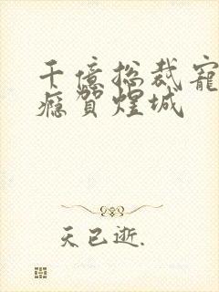 千亿总裁宠妻上瘾贺煜城封面