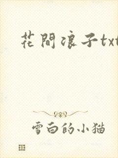 花间浪子txt封面