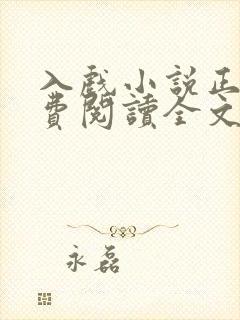 入戏小说正版免费阅读全文无弹窗封面