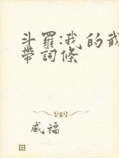 斗罗:我的武魂带词条