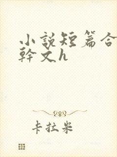 小说短篇合集高干文h