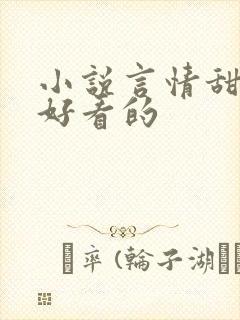 小说言情甜宠超好看的