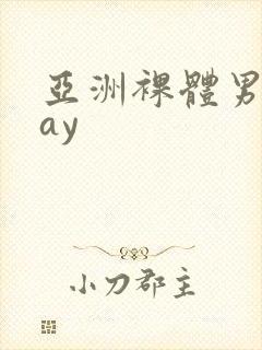 亚洲裸体男模gay封面