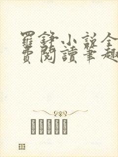 罗铮小说全文免费阅读笔趣阁