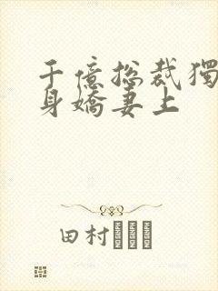 千亿总裁独宠替身娇妻上封面