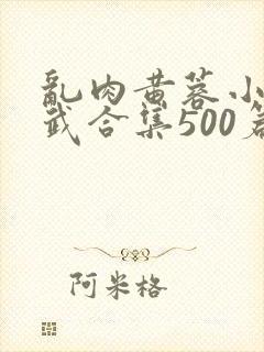 乱肉黄蓉小武大武合集500篇