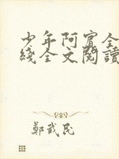 少年阿宾全文在线全文阅读