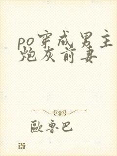 po穿成男主的炮灰前妻