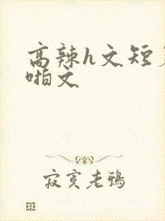 高辣h文短篇啪啪文封面
