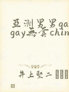 亚洲男男gaygay无套chinese封面