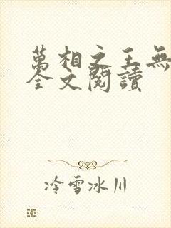 万相之王无弹窗全文阅读封面