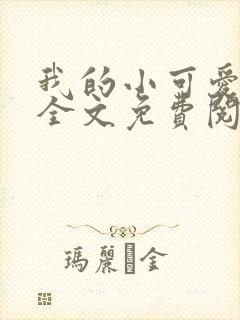 我的小可爱小说全文免费阅读