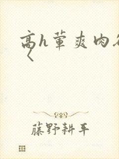 高h荤爽肉欲文〈封面