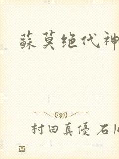 苏莫绝代神主封面