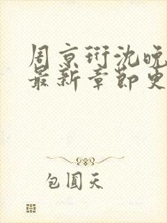 周京珩沈晚小说最新章节更新时间