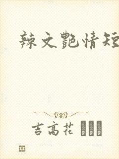 辣文艳情短篇