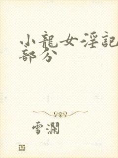 小龙女淫记第二部分封面