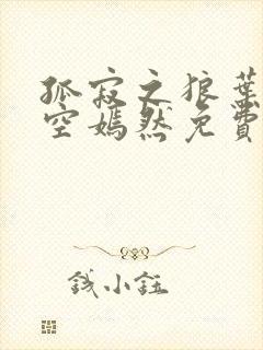 孤寂之狼叶凡司空嫣然免费阅读全文小说