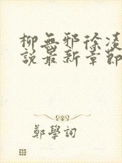 柳无邪徐凌雪小说最新章节封面