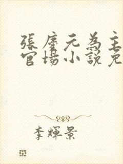 张庆元为主角的官场小说免费阅读