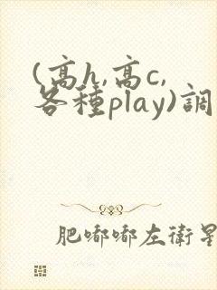 (高h,高c,各种play)调教h文