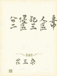 公侵犯人妻一区二区三区中文字幕