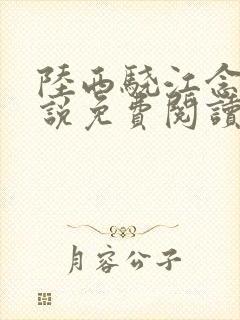 陆西骁江念知小说免费阅读最新章节