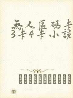 无人区码卡二卡3卡4卡小说