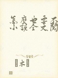 怎么也要不够她小说全文阅读