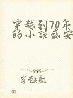 穿越到70年代的小说盛安宁免费阅读封面