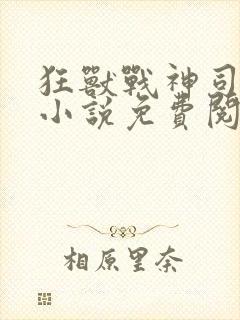 狂兽战神司空靖小说免费阅读全文封面