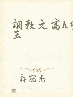 调教文高h双男主