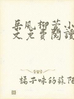 岳风柳萱小说全文免费阅读笔趣阁