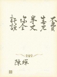 许你半生不见小说全文免费阅读