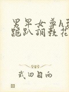 男卑女尊h玩弄跪趴调教花