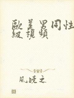 欧美男同性恋一级视频