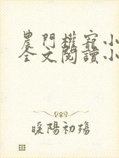 农门权宠小辣妻全文阅读小说封面