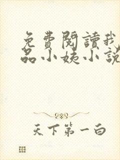 免费阅读我的极品小姨小说