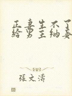 正妻生不了孩子给男主纳妾