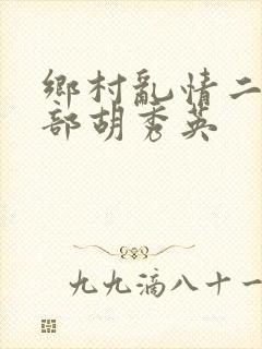 乡村乱情二十七部胡秀英封面