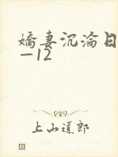 娇妻沉沦日记1—12