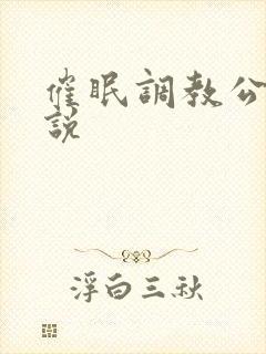 催眠调教公司小说