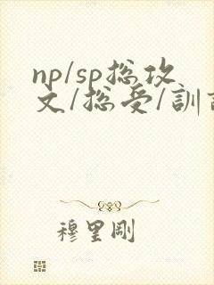 np/sp总攻文/总受/训诫文封面