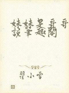 妹妹是哥哥的小说笔趣阁