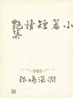 艳情短篇小说合集封面